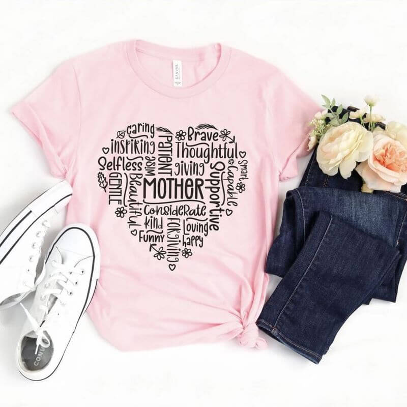 How to Make an Old Shirt Cute for Mothers Day